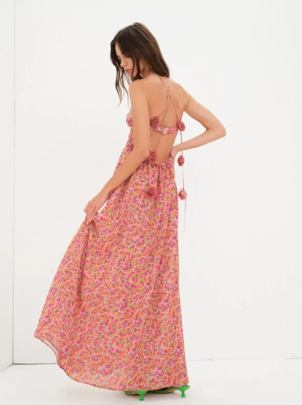Woman For Love & Lemons Suzette Maxi Dress
