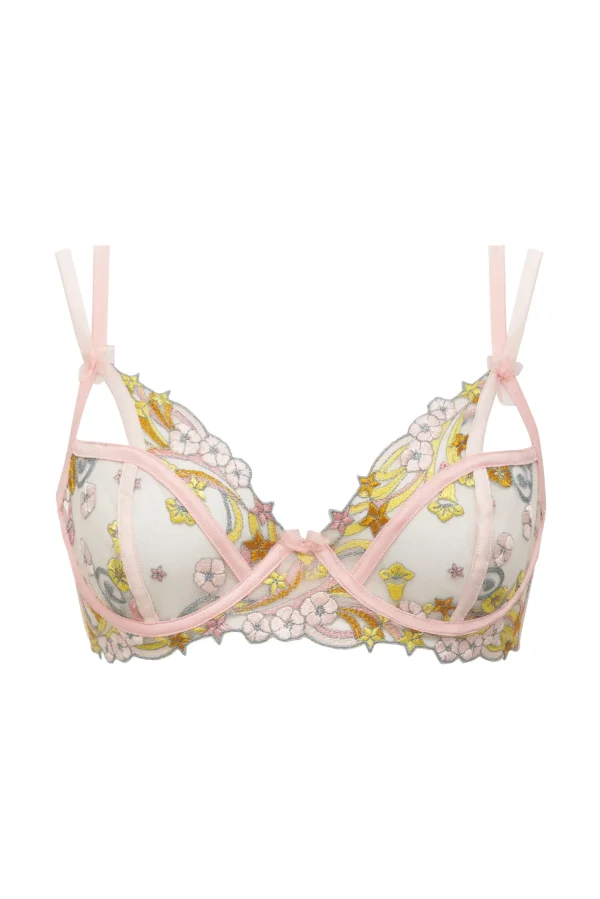 Woman For Love & Lemons Swirly Star Underwire Bra