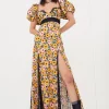 Woman For Love & Lemons Sylvia Maxi Dress