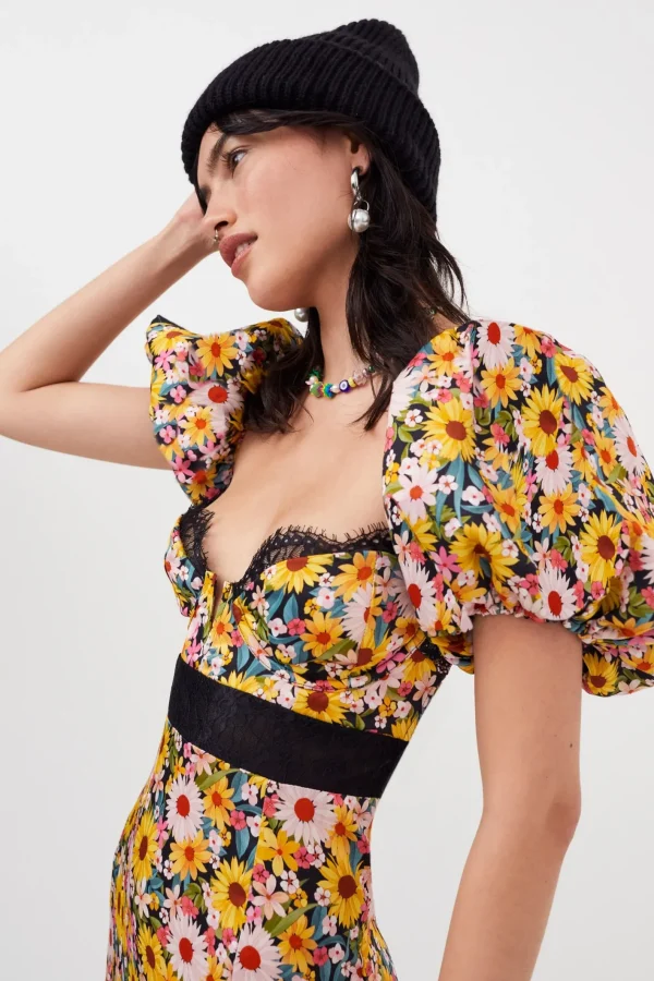 Woman For Love & Lemons Sylvia Maxi Dress