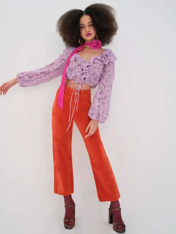 Woman For Love & Lemons Tatiana Blouse