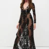 Woman For Love & Lemons Temecula Maxi Dress