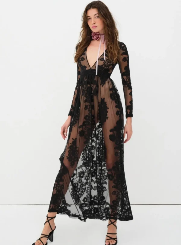 Woman For Love & Lemons Temecula Maxi Dress
