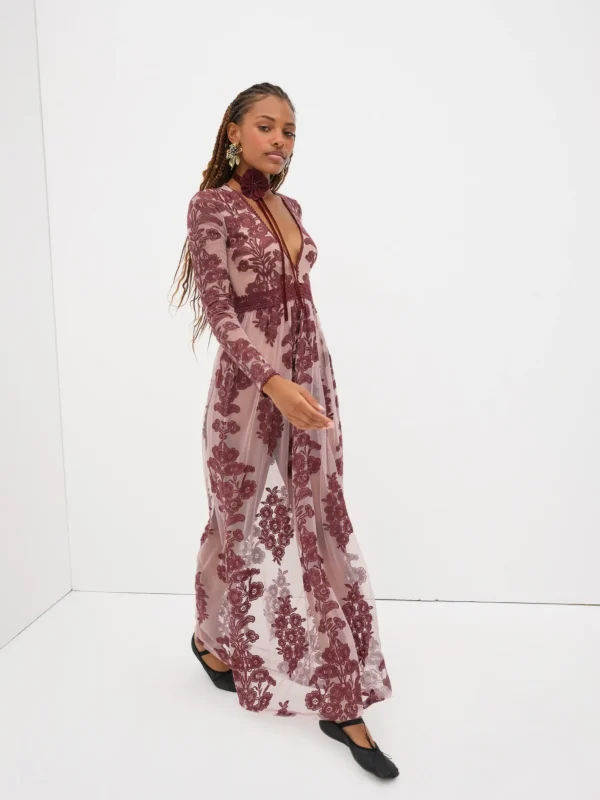 Woman For Love & Lemons Temecula Maxi Dress