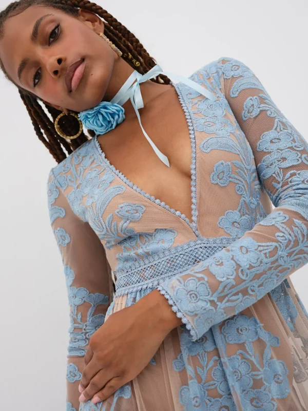 Woman For Love & Lemons Temecula Maxi Dress