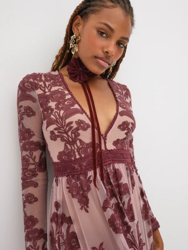 Woman For Love & Lemons Temecula Maxi Dress