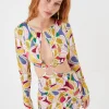 Woman For Love & Lemons Thora Long Sleeve Mini Dress