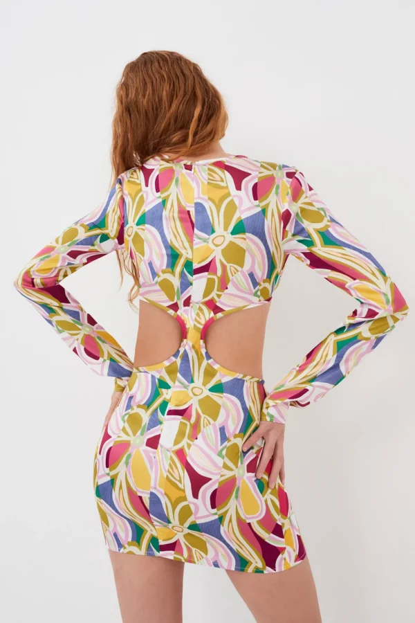 Woman For Love & Lemons Thora Long Sleeve Mini Dress