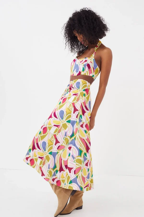 Woman For Love & Lemons Thora Midi Skirt