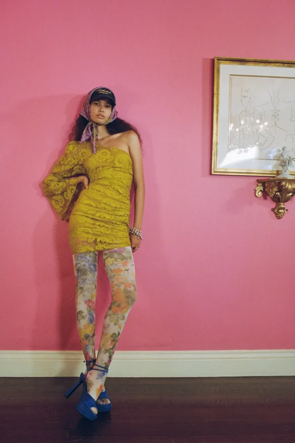 Woman For Love & Lemons Tiana Mini Dress