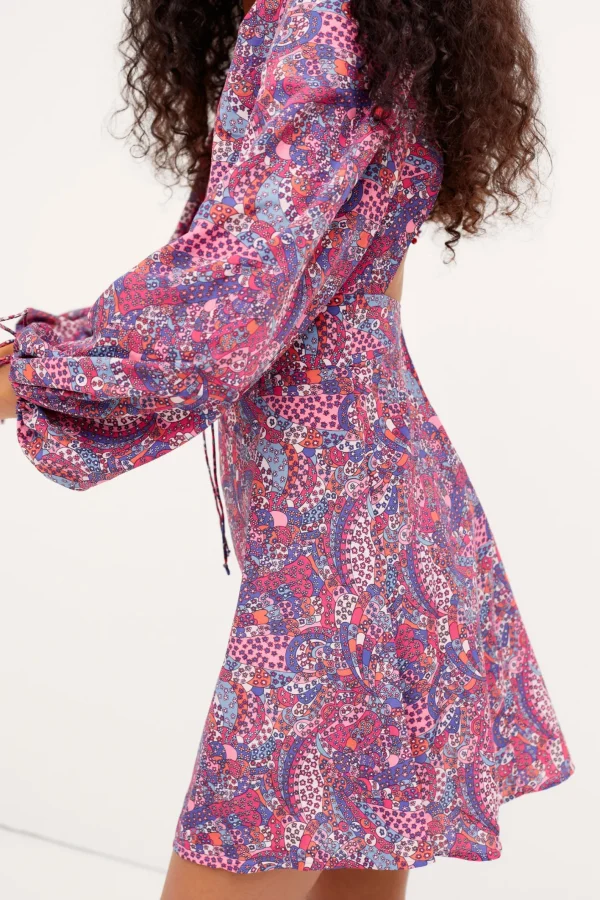 Woman For Love & Lemons Tonya Long Sleeve Mini Dress