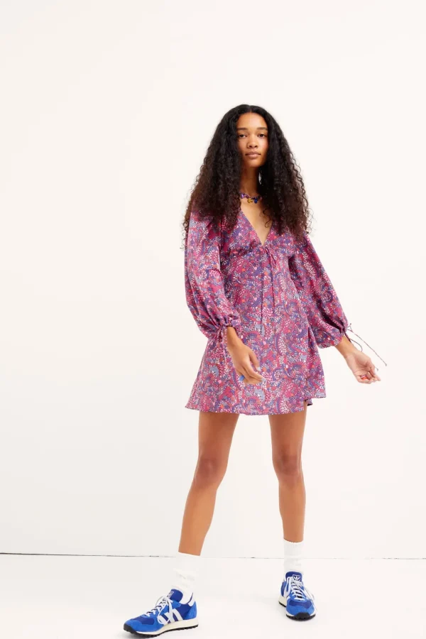Woman For Love & Lemons Tonya Long Sleeve Mini Dress