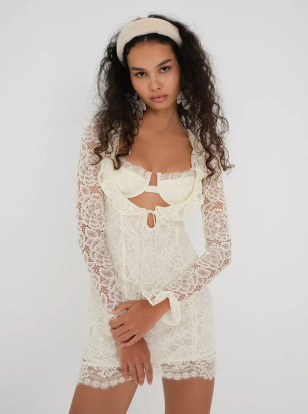 Woman For Love & Lemons Tulip Mini Dress