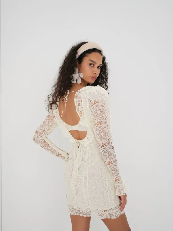 Woman For Love & Lemons Tulip Mini Dress