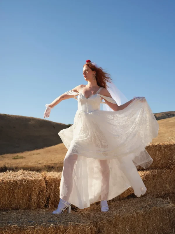 Woman For Love & Lemons Vera Bridal Gown