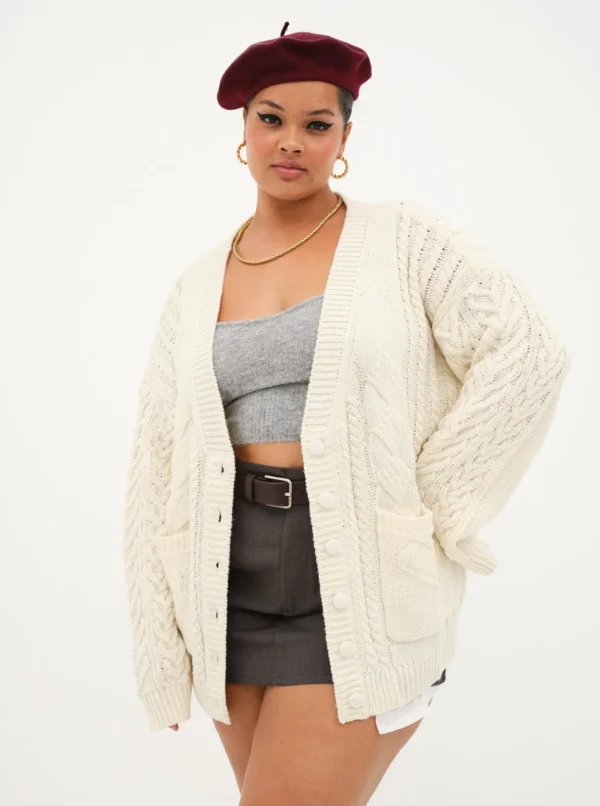 Woman For Love & Lemons Vera Oversized Cardigan