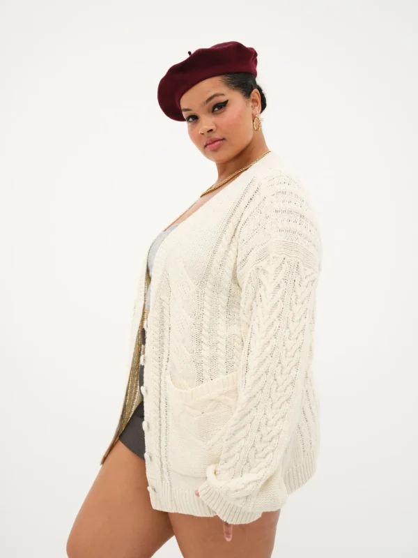 Woman For Love & Lemons Vera Oversized Cardigan