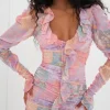 Woman For Love & Lemons Veronica Mini Dress