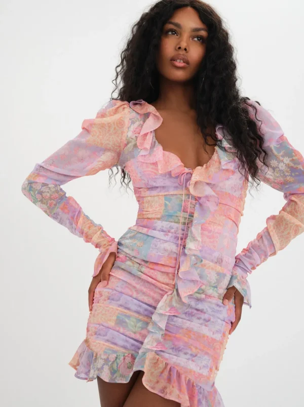 Woman For Love & Lemons Veronica Mini Dress