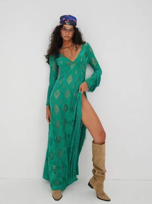 Woman For Love & Lemons Victoria Maxi Dress