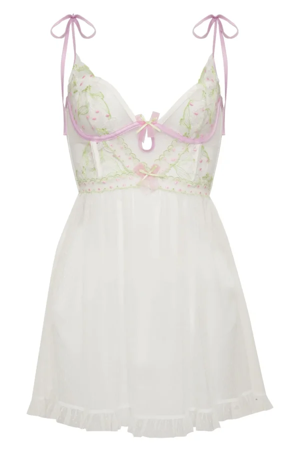 Woman For Love & Lemons Waterlilies Slip Dress