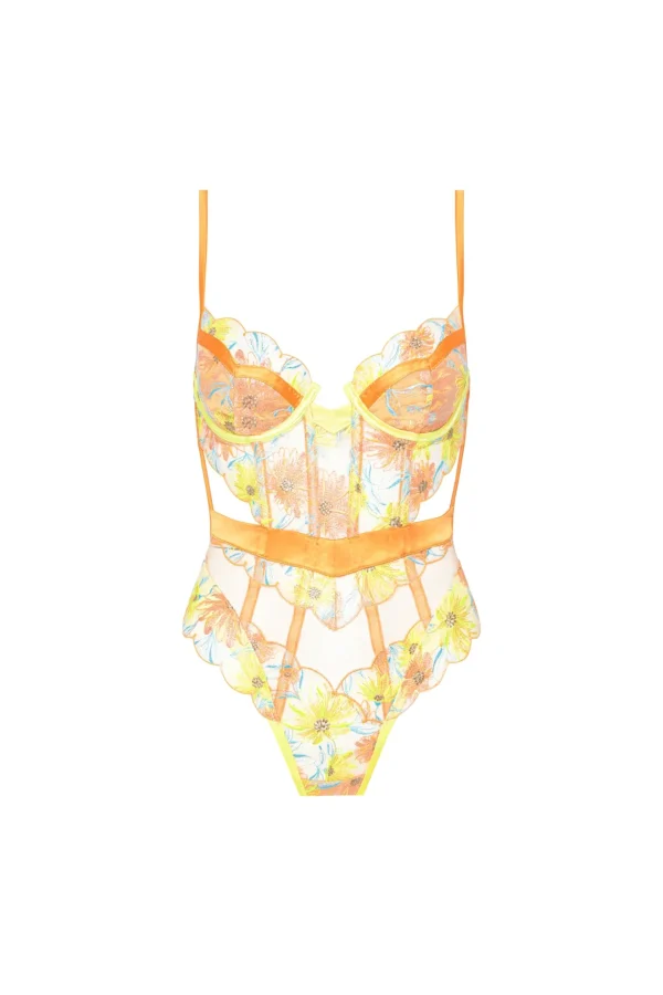 Woman For Love & Lemons Waterlily Embroidery Teddy