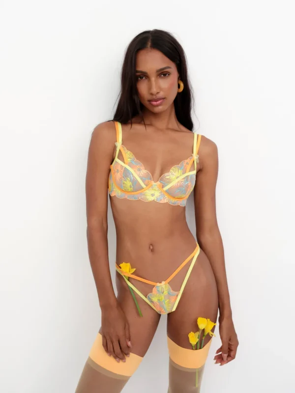 Woman For Love & Lemons Waterlily Embroidery Underwire Bra