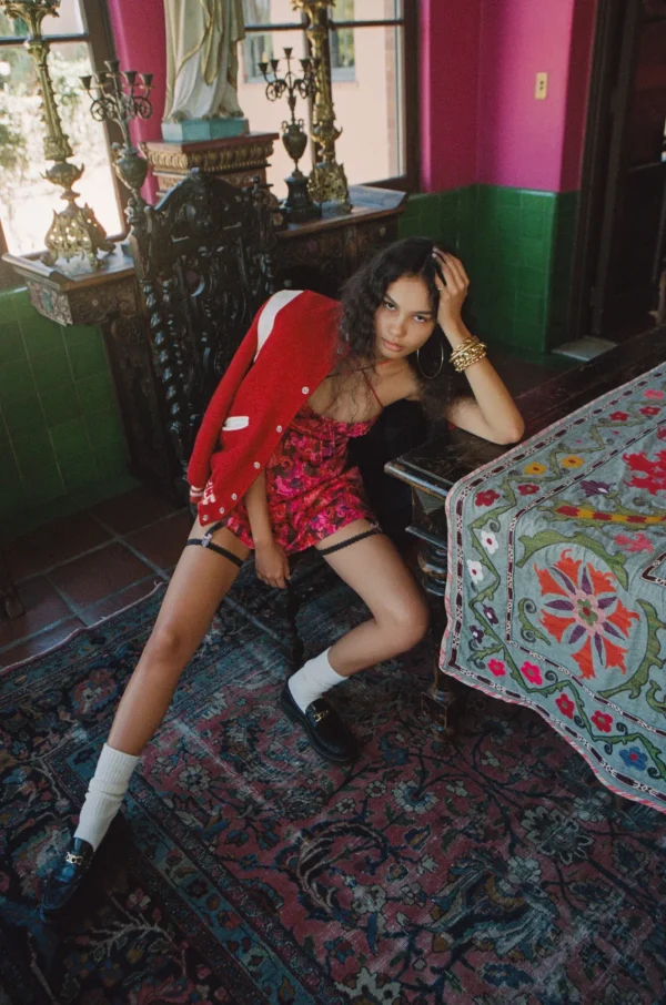 Woman For Love & Lemons Wendy Mini Dress