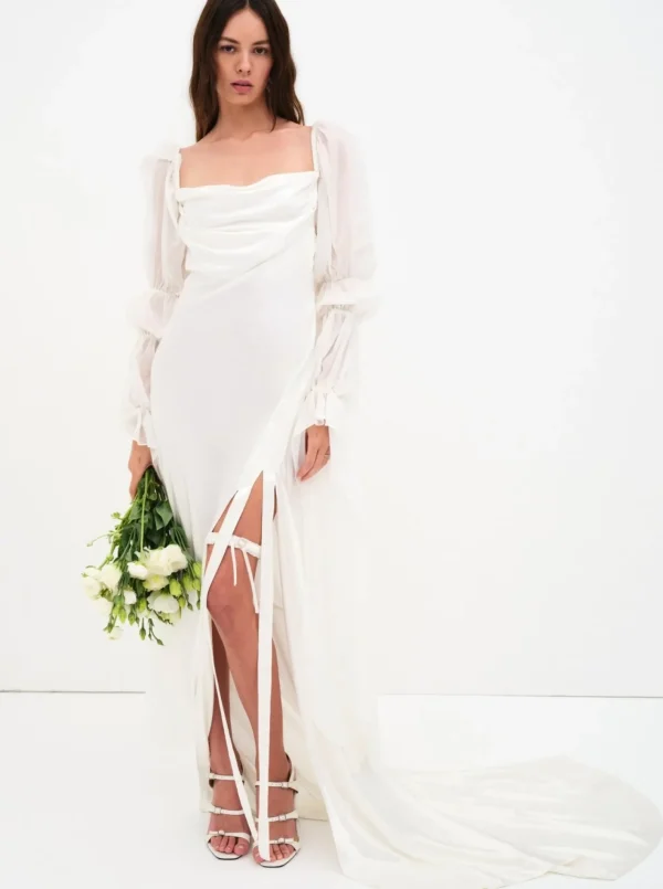 Woman For Love & Lemons Willow Bridal Gown