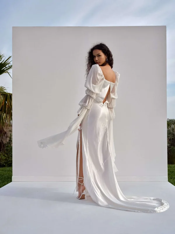 Woman For Love & Lemons Willow Bridal Gown