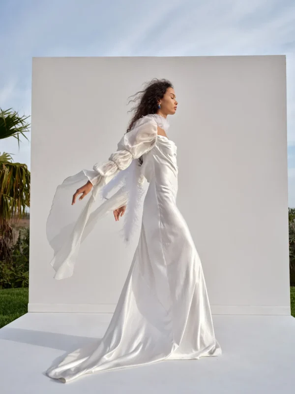 Woman For Love & Lemons Willow Bridal Gown