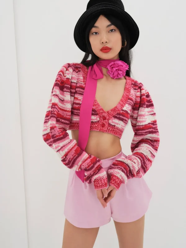 Woman For Love & Lemons Wilma Cropped Cardigan