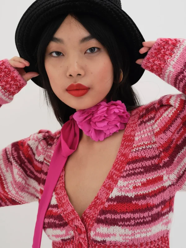Woman For Love & Lemons Wilma Cropped Cardigan