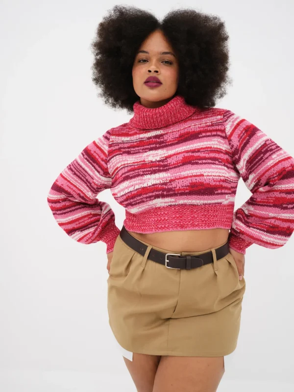 Woman For Love & Lemons Wilma Cropped Turtleneck