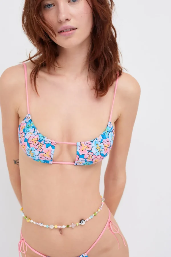 Woman For Love & Lemons Yasmin Bandeau Bikini Top