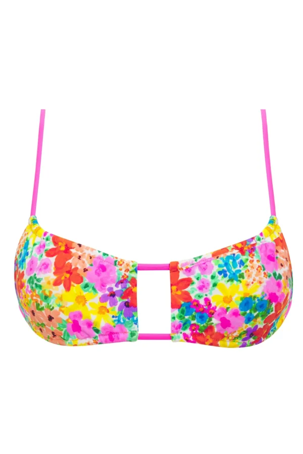 Woman For Love & Lemons Yasmin Bandeau Bikini Top