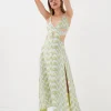 Woman For Love & Lemons Yori Midi Dress