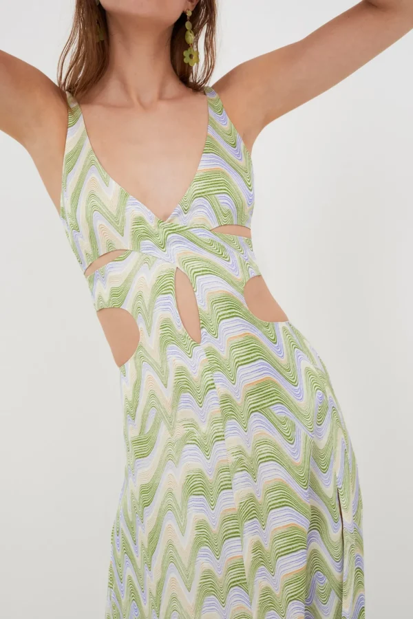 Woman For Love & Lemons Yori Midi Dress